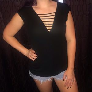 American Eagle Soft & Sexy caged top XS